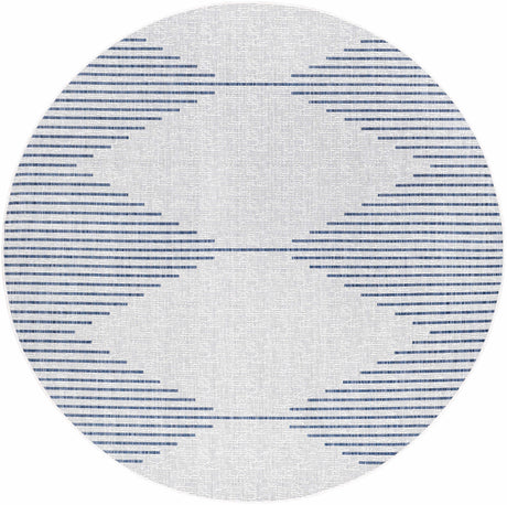 Stephan Blue & Cream Outdoor Rug