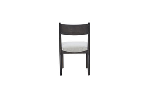 Comfortable Upholstery Cresent Chair (Set of 2) - Peppercorn
