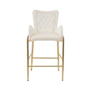 Fabric Counter Height Bar Stools (Set of 2)