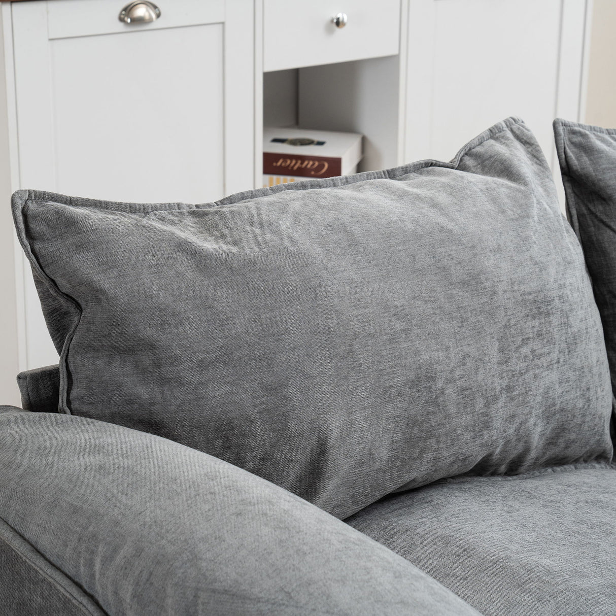 Convertible Combination Sofa With Footstools With Storage
