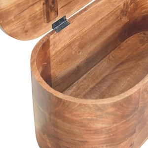 Solid Wood Curva Storage Trunk