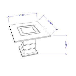 Ariya - 5 Pieces Bar Table And Bar Stool Set