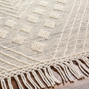 Dama Wool Rug with Tassels - Clearance