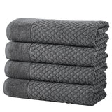 Cotton Diamond Waffle Weave Bath Towel Set - Grayson Collection