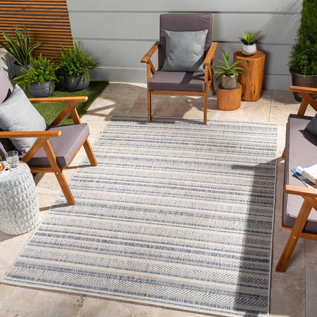 Dumalag Striped Nordic Rug
