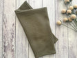 Cotton Crinkle Cloth Napkins, Set of Four - olive | Dot and Army