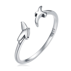 S925 Oxidized Silver 0.15cm Ring