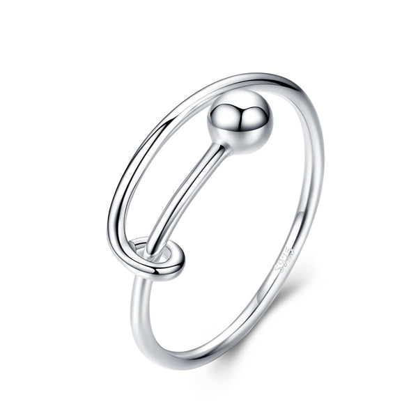 925 Sterling Silver Rings 0.4cm Width for Women