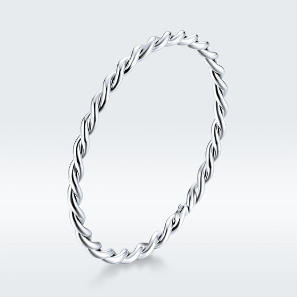 925 Sterling Silver Plated Platinum Ring Size 6.0 for Women