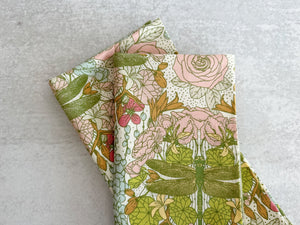 Dragonfly Cloth Napkins, Set of Four