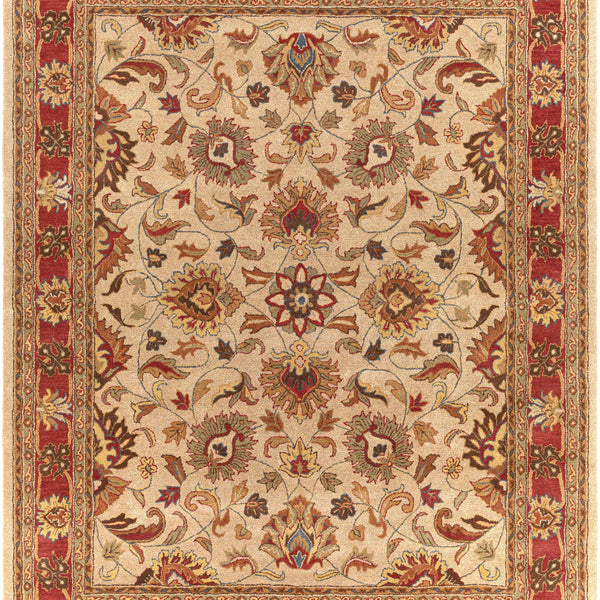 Cherryfield Hand Tufted Brown & Rust 1001 Wool Rug