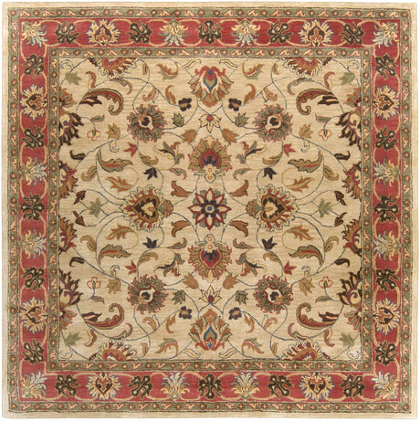 Cherryfield Hand Tufted Brown & Rust 1001 Wool Rug