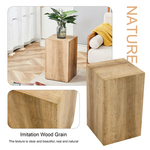 Droom W-1151 Modern Coffee Table with Wood Grain Finish - view 2