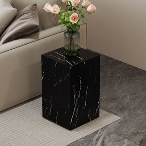 Droom W-1151 Modern Coffee Table with Wood Grain Finish in Black