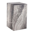 Droom W-1151 Modern Coffee Table with Wood Grain Finish in Dark Gray