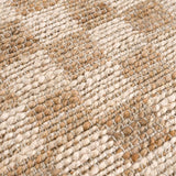 Ionut Checkered Jute Area Rug