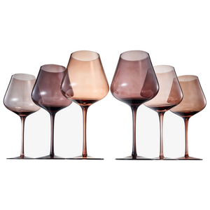 Fortuna Stemmed Wine Glassware, Set of 6