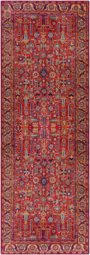 Edwardsburg Traditional Red Rug