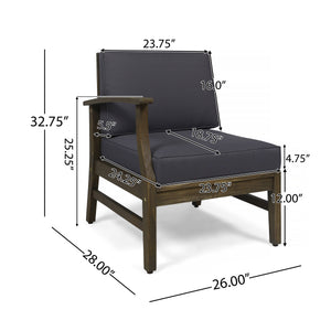 PERLA 5-Pcs Sofa Set, Dark