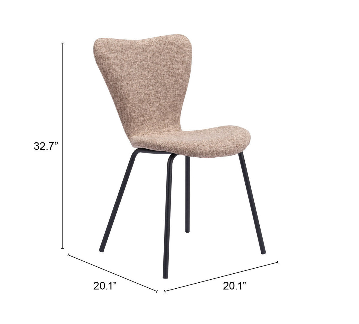 Zuo Modern Tollo Dining Chair (Set of 2)