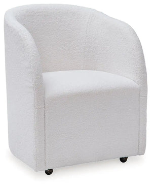 Rowanbeck - Dining Upholstered Arm Chair (Set of 2) - Ivory - Best Buy Furniture