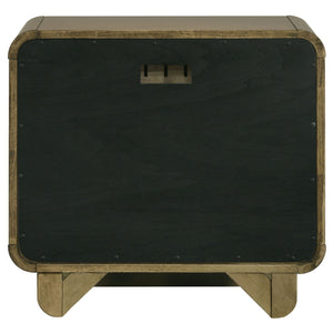 Tully - 2 Drawer Nightstand - Nutmeg Brown