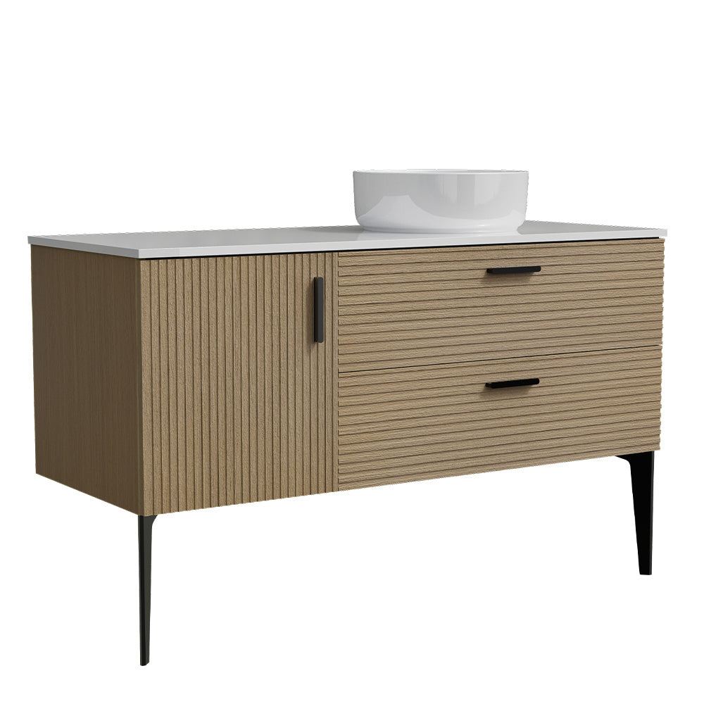 Emilia 48" Striped Bathroom Vanity