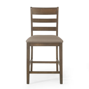 Farmhouse Upholstered Wood Counter Stools - Best Buy Furniture