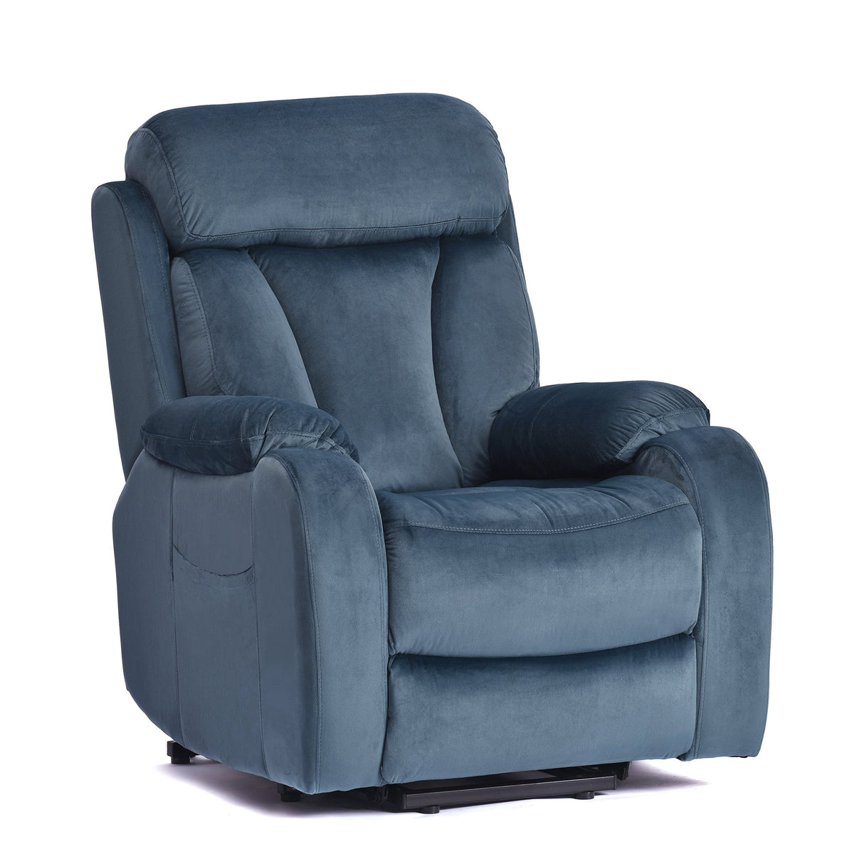 Navy Blue Power Lift Chair Recliner for Elderly with Remote Control