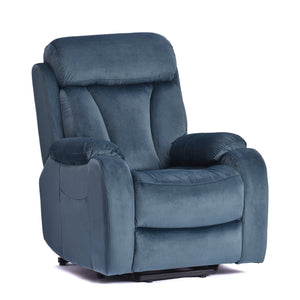 Navy Blue Power Lift Chair Recliner for Elderly with Remote Control