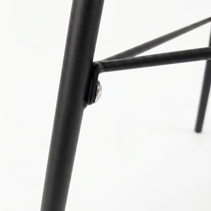 Nusa Outdoor Synthetic Wicker Glass-Top Side Table