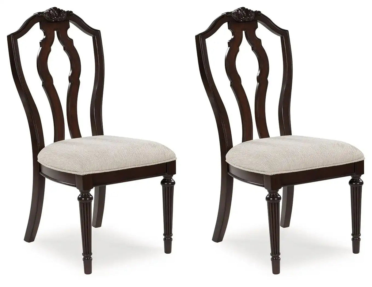 Lavinton - Dining Upholstered Side Chair (Set of 2) - Tan / Brown - Best Buy Furniture