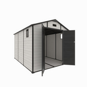 8x10 FT Plastic Outdoor Storage Shed