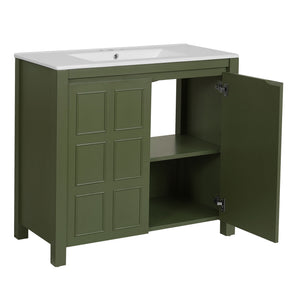 Bathroom Vanity Organizer With Sink, Combo Cabinet Set, Bathroom Storage Cabinet