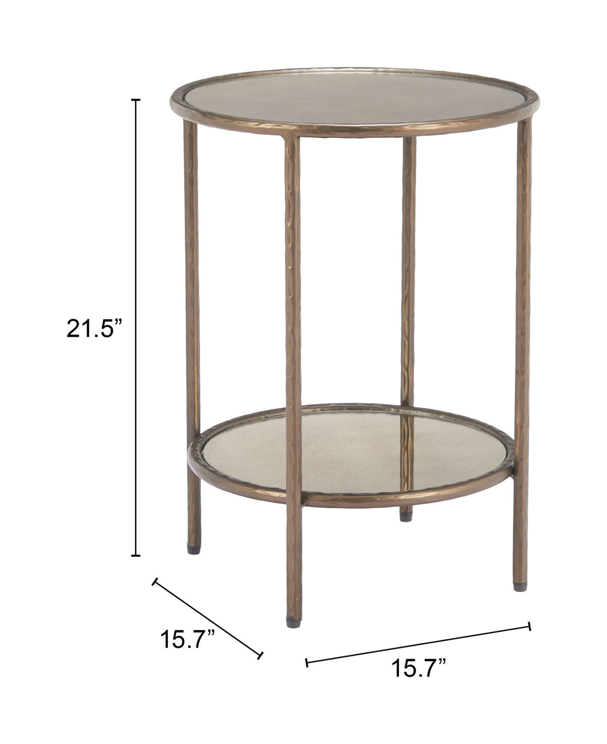 Zuo Modern Anelli Side Table