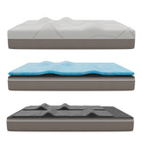 Ghostbed massage mattress profile