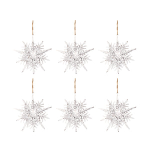 Iron Snowflake Hanger - Set of 6