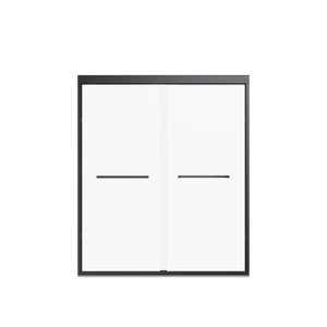 56"-60"W x 70"H Semi-Frameless Double Sliding Shower Door