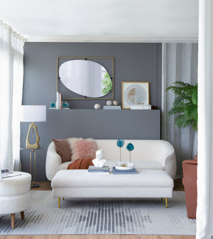Geode-Inspired Gold Aluminum Table Lamp