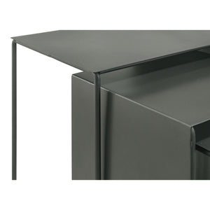 Vestal - 3 Piece Rectangular Nesting Table Set - Gray