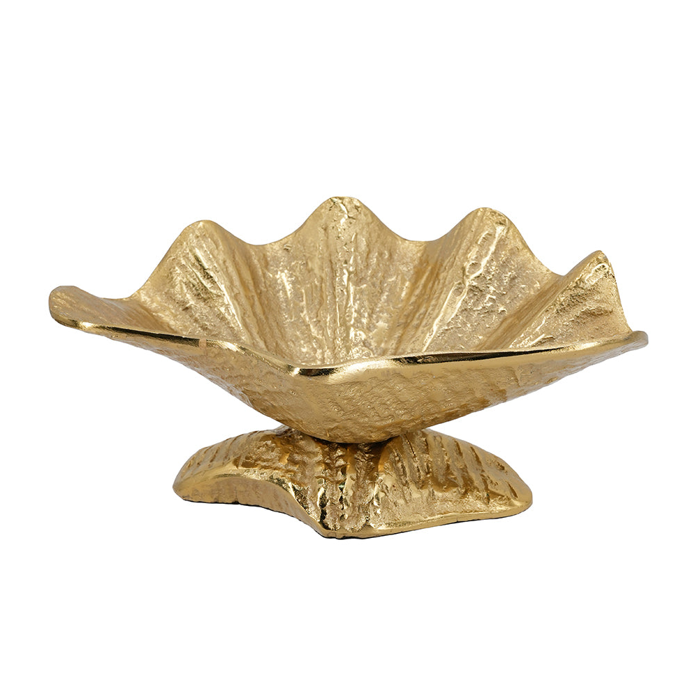 12x8x5.2" Aluminum Footed Bowl