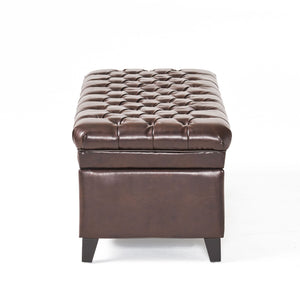 Juliana - Storage Ottoman With Birch Legs