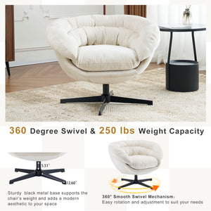Modern Office Chair With 360 Degree Swivel