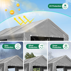 12x20 FT Heavy Duty Carport Canopy