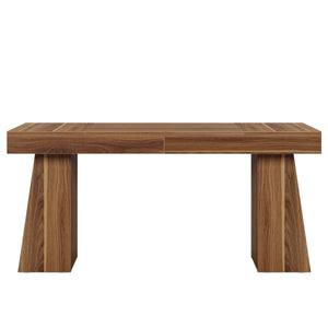 Executive Desk, Workstation With Double Trapezoid Base