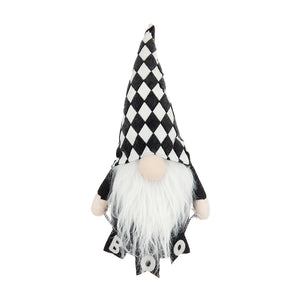 Set of 2, 8.3x4.7x15.7" Fabric Gnome Decor