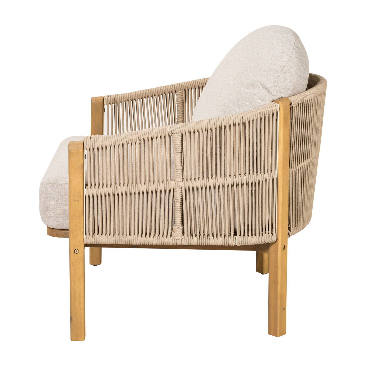 Grotta - Outdoor Wood Club Chair (Set of 2)