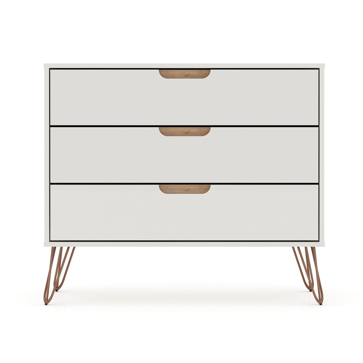 Rockefeller - 3 Drawer Dresser - Off White