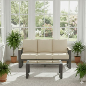 Modern Outdoor Sofa Set With Coffee Table