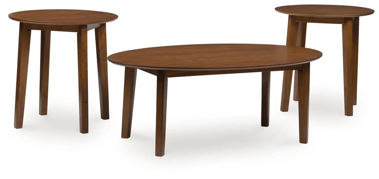 Gordonay - Occasional Table Set (Set of 3) - Brown - Best Buy Furniture